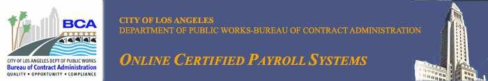 Online Certified Payroll