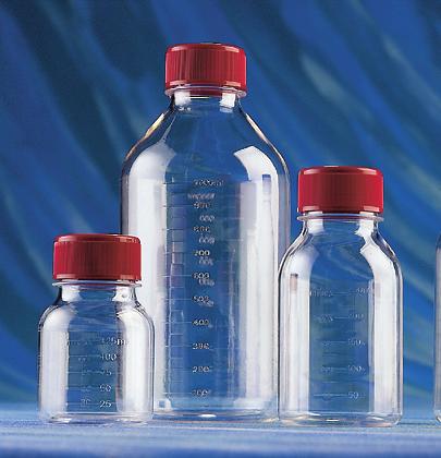 Bottles can be used with Corning vacuum filtration systems with 45 mm neck sizes (see Accessories).