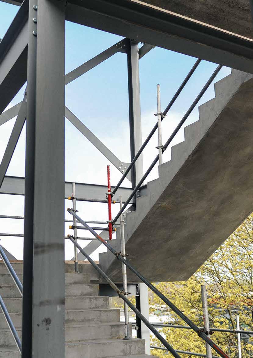 Stairs and Landings Key Benefits Self-compacting concrete provides high quality finish Cast on edge or flat, depending on finish requirements A range of casting