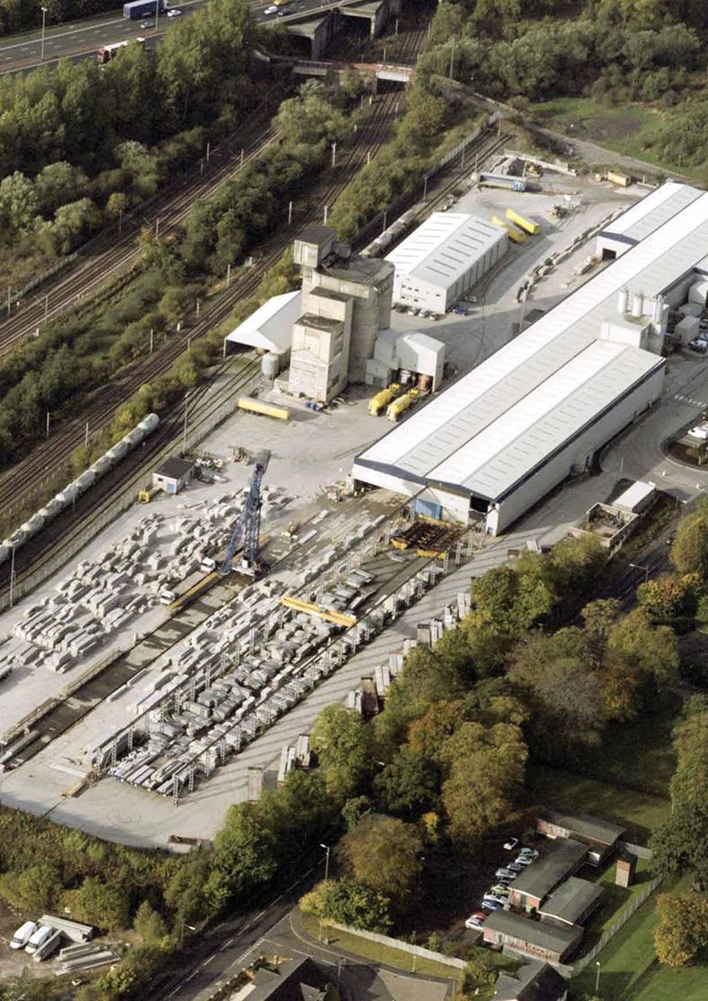 UDDINGSTON FACILITY Modern precast concrete manufacturing facility located in Glasgow Adjacent to main motorway network, our reliable transport fleet are able to service our customers needs