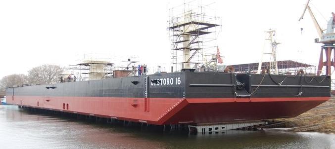 Trenching barge Castoro 16 North Caspian Service Co (Saipem S.p.A.