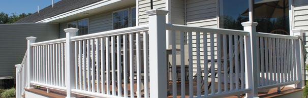 Spec Sheet: Railing Pick Your Railing Options Section Length Rail Height Colors Material Capped Surface Hardware Warranty Complete