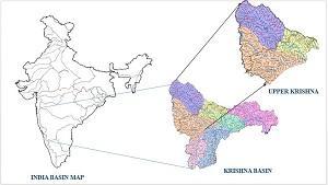 Krishna River Basin which includes three sub basins Upper Bhima, Lower Bhima and Upper Krishna (Figure 1) are carried out in the calibrated and validated SWAT model with the bias corrected climate