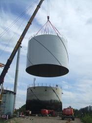 Man Hours: 250 Client: Monckton Coke & Chemical Plant Project: Fabrication of New Coke Oven Gas Bell (replacement of