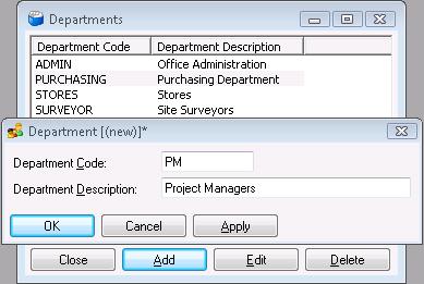 Once Departments are setup, Users can be assigned a Department from the Users screen: The enhanced batch