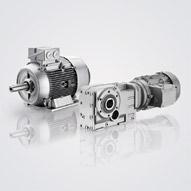 Siemens manufactures geared motors, built-on motors, and electric motors that follow a modular system.