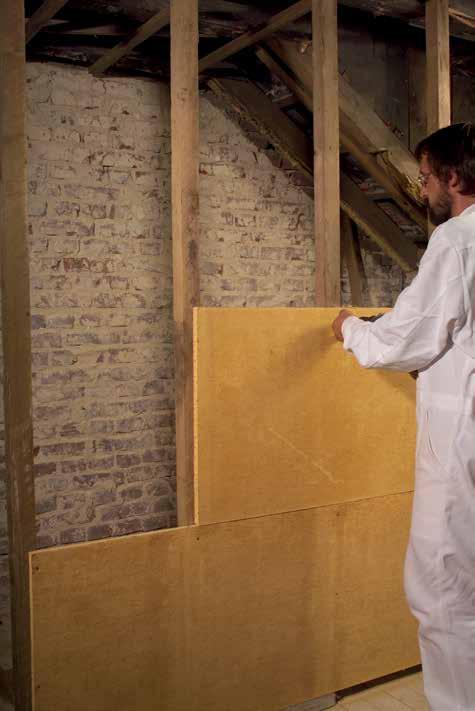 Clayboard as sound insulation CLAYTEC clayboards are a simple means of creating partitioning walls and wall linings with excellent sound insulation properties.