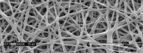 However, our unexpected results demonstrate that even at the limited speed of rotation of 200 rpm, nanofibrous webs were produced consisting of