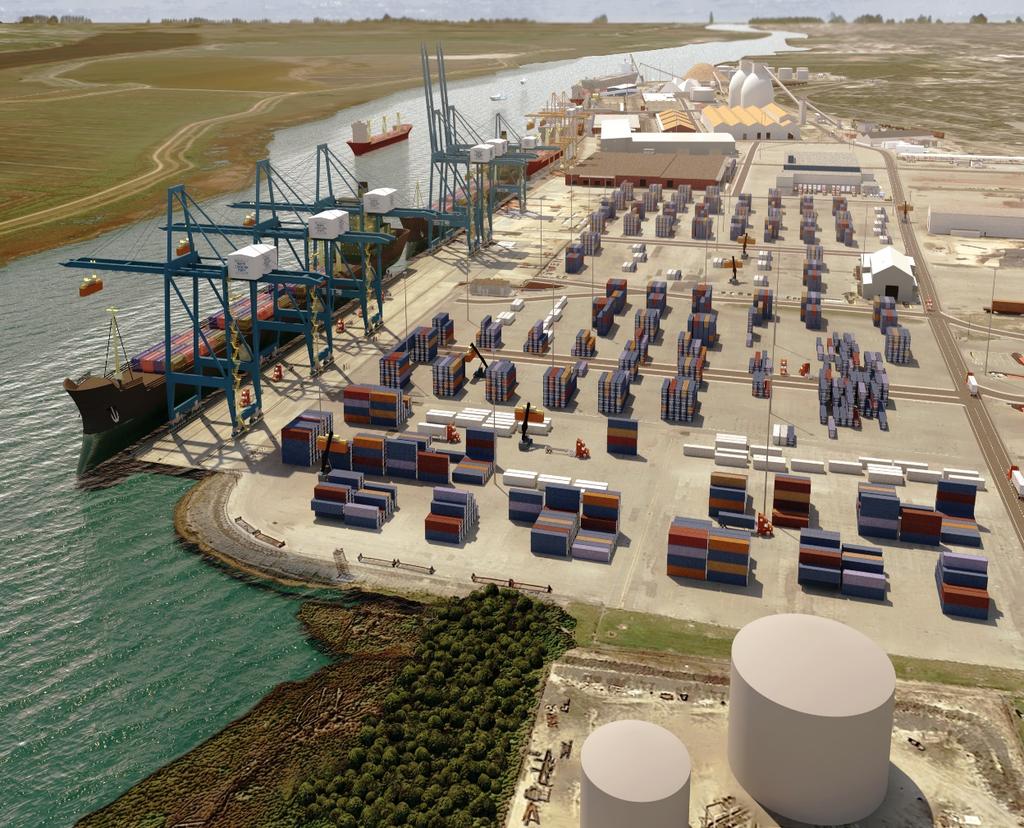 Port of Wilmington Infrastructure Investments Turning basin expansion phase one COMPLETED Turning basin expansion phase two UNDERWAY Berth 8 replacement project UNDERWAY Purchase 3 new