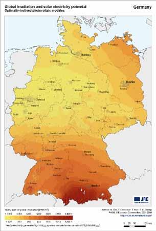 German PV market - Geographical distribution