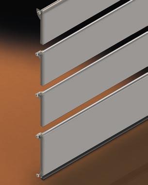 Door leaf Gaps between the door leaf and the door lintel can be compensated for by using top pro les of varying heights. The top pro le for ISO door leaves is available in heights of 32, 62 and 92 mm.