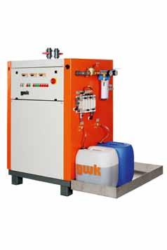 Equipment and technical data active mk Automatic top up unit Reverse osmosis system for de mineralisation of the top up water (module 1) Separate hydraulic circuits (for two-circuit version) Partial