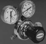 HARRIS GAS EQUIPMENT HOSPITALITY REGULATORS MODEL 825 CO2 This cylinder regulator is an extension of the standard range and is designed to provide the higher outlet pressures (1000kPA) required by
