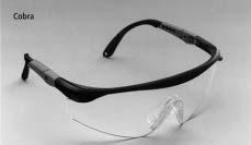 All UniSafe safety spectacles meet Australian Standard AS/NZS 1337. SHARK -Black nylon frame safety spectacles with adjustable temples. Medium velocity impact.