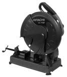 HITACHI CUTTERS/CUT OFF MACHINES CM12Y - 305mm DISC CUTTER CC14SF - 355mm HIGH SPEED CUT OFF MACHINE 100mm depth of cut - 50mm in one pass No exhaust fumes plus a safety soft start Ideal balance,