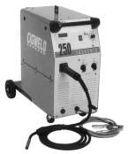WELDING EQUIPMENT 1 TRANSMIG 250 COMPACT SPECIFICATIONS SUPPLY VOLTAGE: 220/240 volt 1 phase 50/60Hz SUPPLY PLUG & LEAD: 15 amps MINIMUM RECOMMENDED GENERATOR: 11.