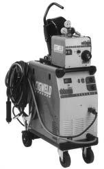 WELDING EQUIPMENT TRANSMIG 330se COMPACT SPECIFICATIONS SUPPLY VOLTAGE: 220/380/415 volt 3 phase 50/60Hz SUPPLY PLUG & LEAD: 11 amps MINIMUM RECOMMENDED GENERATOR 15 kva for maximum welding current