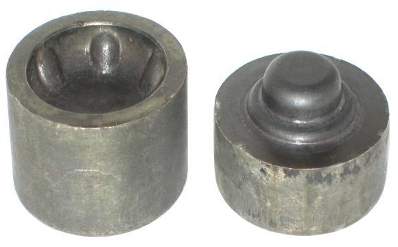 a b Fig. 4 P/M FeAl alloy forging: forging dies (a) and obtained forgings (b).