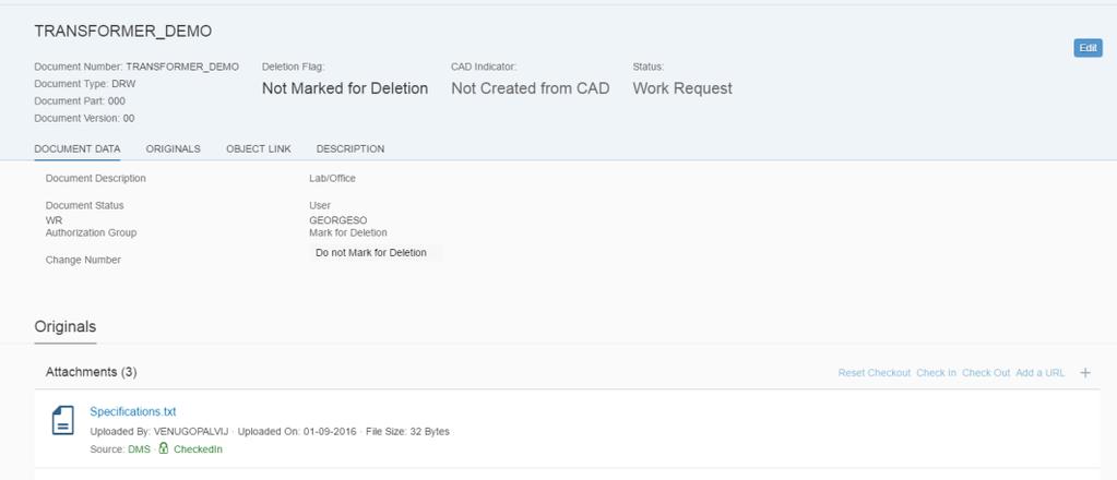 Modify files Attach URLs Arrange Search results sorting, adding columns Role based access with new FIORI Launchpad Link