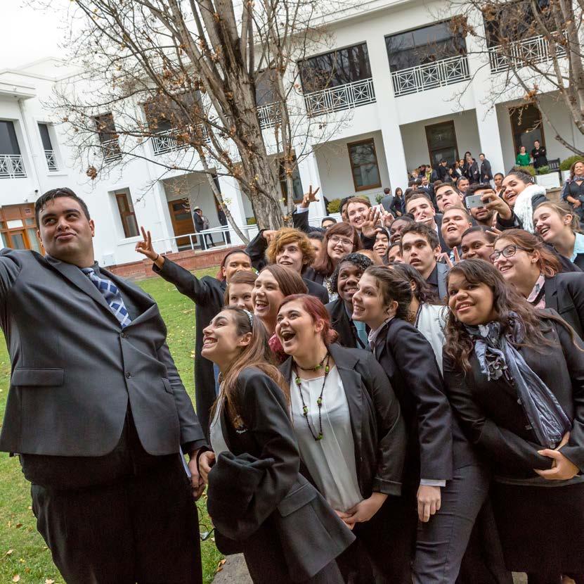 Photo: Members of the National Indigenous Youth Parliament