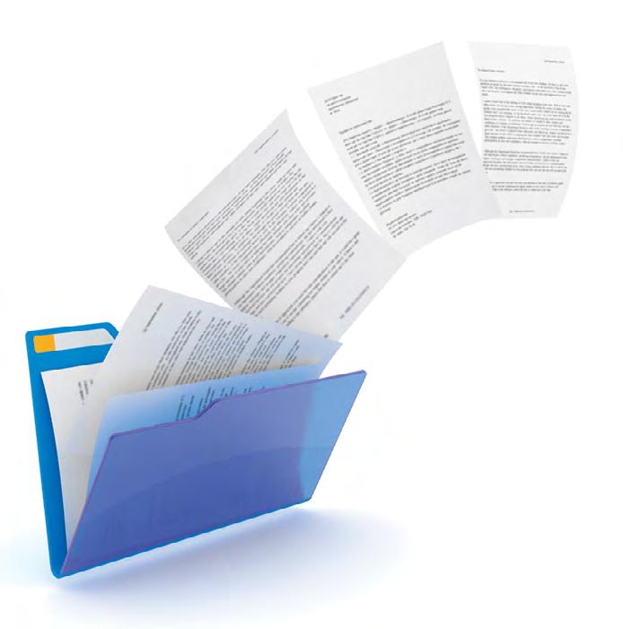 INTUITIVE SCANNING AND DOCUMENT MANAGEMENT FEATURES Scan Images of Source Documents and Store Them with Related Documents You can quickly scan images of source documents into FileCabinet CS by