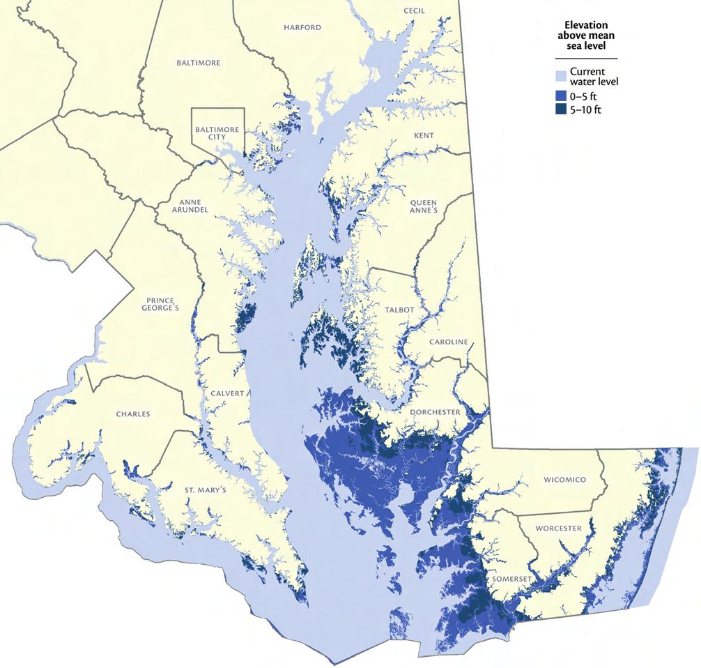Sea Level Rise Vulnerability Map critical concern, and to reduce vulnerability to coastal hazards.