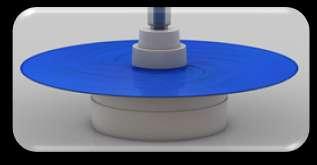 Step 6- Applying photo resist -The liquid (blue here) that s poured onto the wafer while it spins is a