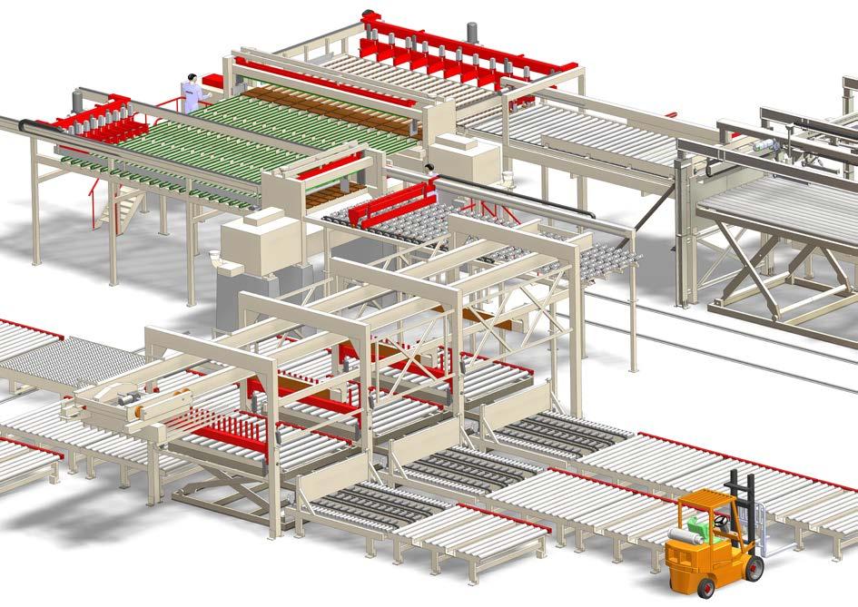 3D-Layout of the Fork Stacking-Station The trade name Anthon has become a synonym for solid mechanical engineering and the products convince by high quality and innovative technology until today.
