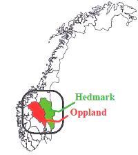HEDMARK AND OPPLAND COUNTIES