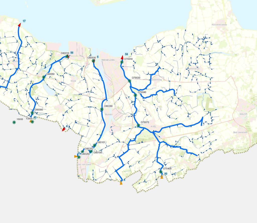 Water Balance Zeeuws-Vlaanderen Inventarized water demand and supply : Rainwater run-off (winter and summer