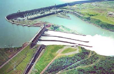 Hydroelectric Energy The Itaipu Dam is a hydroelectric dam on the Paraná River located on the border between Brazil and Paraguay.