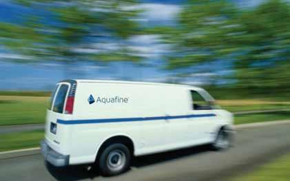 Complete Solutions and Service Rapid Service and Parts Aquafine maintains a staff of highly-trained Service Technicians, deployed from our head office and globally to provide support, training, and