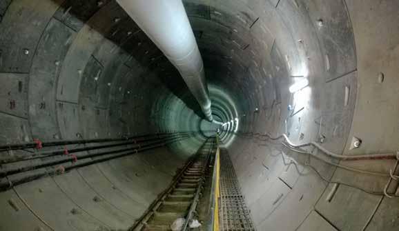 HCC completes up-line tunnel for DMRC CC30 The 2.2 km twin-tunnel of DMRC s CC30 package, part of the 59km long Majlis Park to Shiv Vihar Metro Corridor of Phase III.