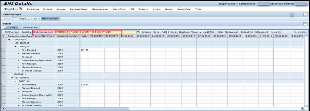 Edit Data on the SNI Details Window (continued) 3.