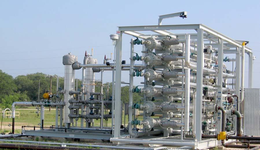 to required pipeline specifications, thus bringing additional gas to market.