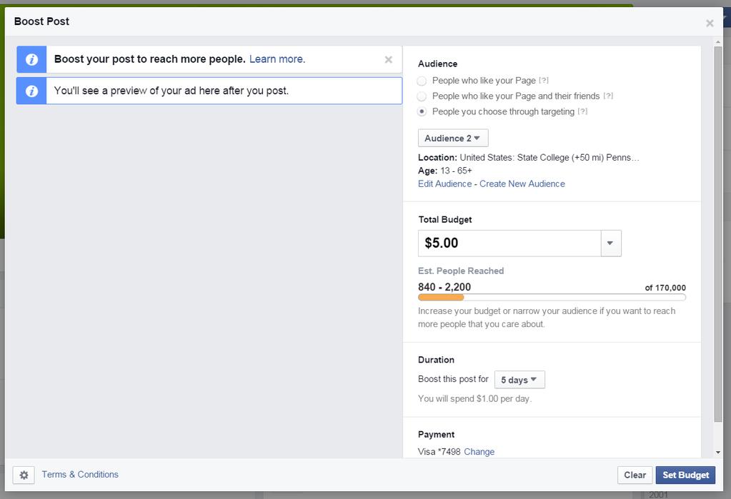 Facebook Paid Campaigns: Boosting Individual Posts Tip: