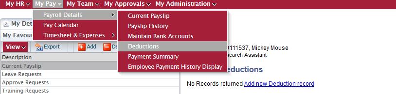 Enter % OR Fixed Amount 10. Click Save button To delete a second account: 4. Select account 5. Click Delete button 4.