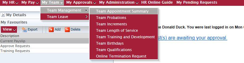 OPTIONAL: Click the up/down arrows to sort a column The same process applies to Team Probations, Increments,