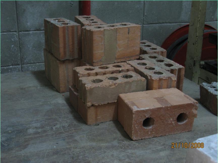 CLAY BUILDING BLOCKS Generally hollow units, since the voids result in Reduced firing times Reduced weight Increased handle ability