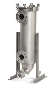 DCF-1600 filter equipped with twin pneumatic drive cylinders.