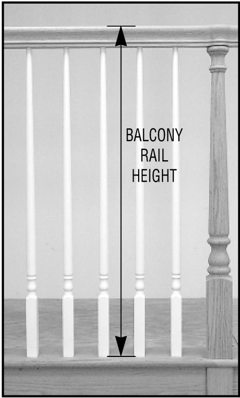 Baluster Spacing A sphere 4-3/8 in Dia. cannot pass through.