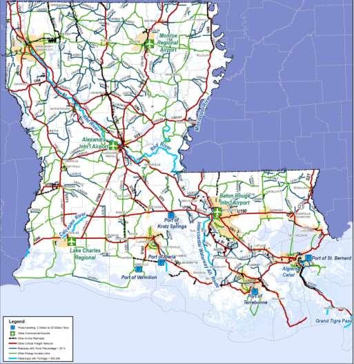 TIER 3: CRITICAL FREIGHT CORRIDORS Connect with Tier 1 or Tier 2 Rural principal arterials 25% ADTT Provides