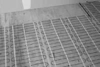 Please refer to 5 Commissioning for instructions on how to measure the resistance Step 6: BEGIN LAYING THE UNDERTILE MAT An adhesive has been added to the bottom of the mat which will prevent the mat