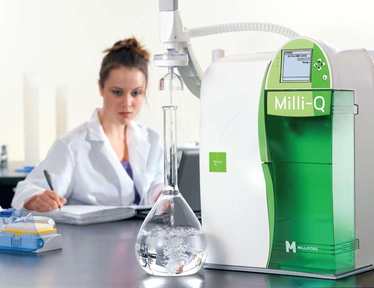 Milli-Q Direct Water purification system Pure & ultrapure water directly from