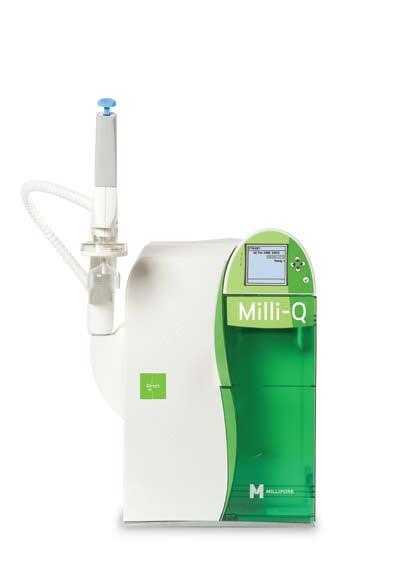 Milli-Q Direct System at a glance Dispenser removable from support Built-in UV 185 nm lamp for TOC reduction & measure High recovery Reverse Osmosis for pure water production at low cost Application