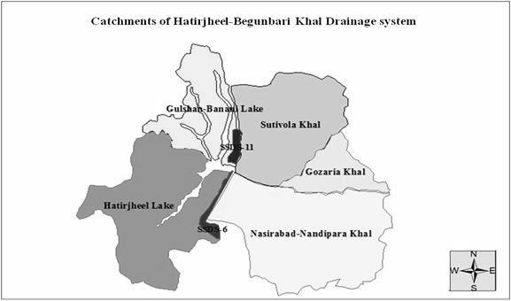 Table 2: Summary of Areas Area(km 2 ) Hatirjheel Lake 19.
