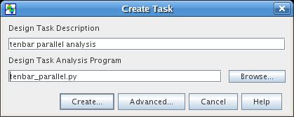 Create and Run Task Create an optimization task
