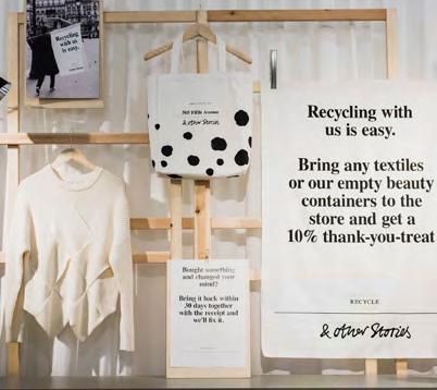 allowed us to speak directly with our customers about how they dispose of their clothes and raise awareness about why avoiding landfill through reuse and recycling is important and necessary.
