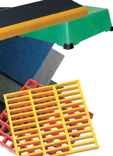 Fiberglass Molded Products Combining unmatched corrosion resistance with strength, long life and safety, Fibergrate sets the standard for fiberglass reinforced plastic (FRP) molded products.