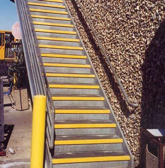 Stair Solutions - Stair Tread Covers Fiberplate stair tread covers are a convenient way to provide solid slip-resistant footing for existing stairs.